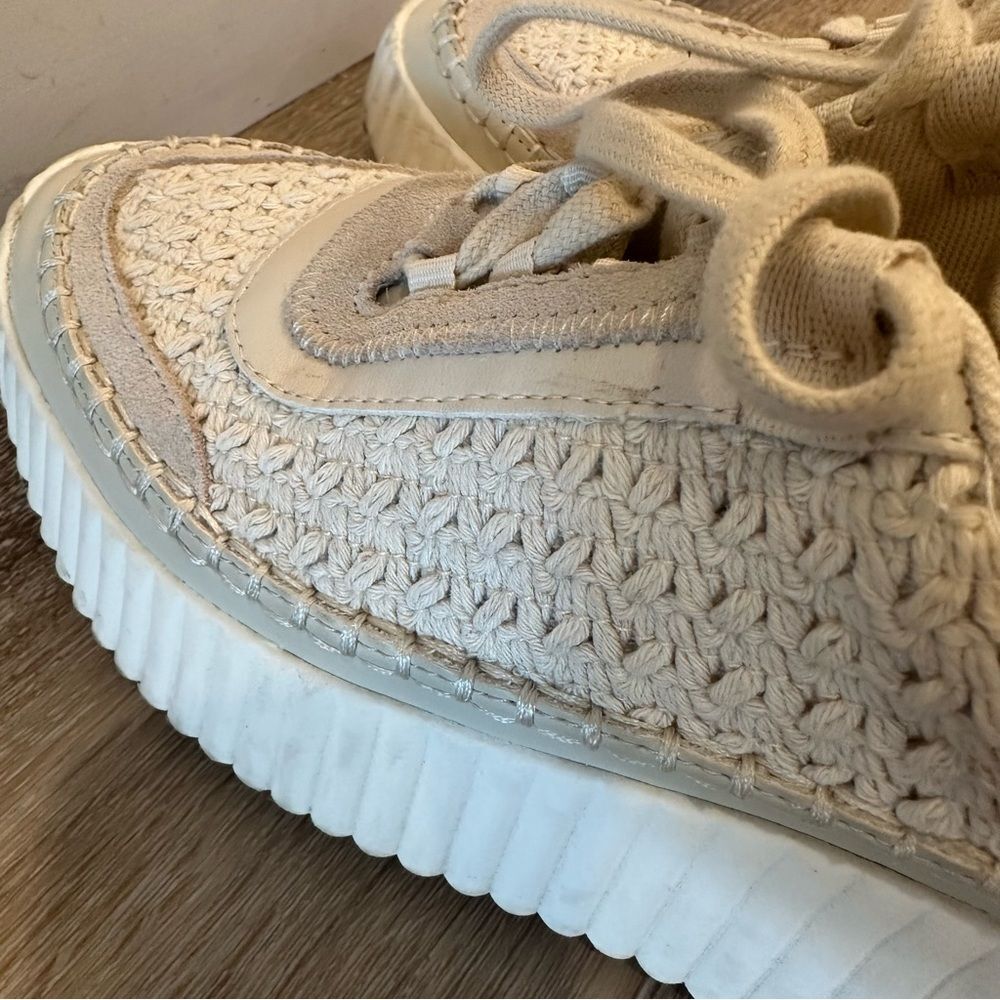 Dolce Vita Dolen Sneakers in Sandstone Knit size 8.5 - Picture 13 of 16
